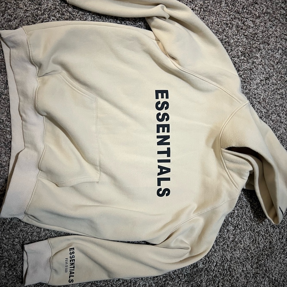 Fear of God Essentials Beige Sweatshirt